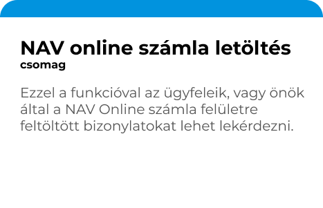 deep.ügyvitel NAV online számla letöltés csomag