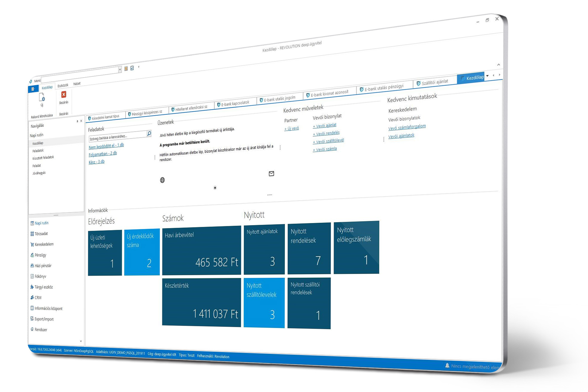 deep.ügyvitel ügyviteli rendszer képernyőképek